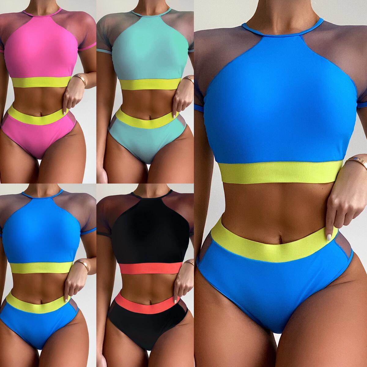 Ladies Fashion High Waist Sexy Bikini